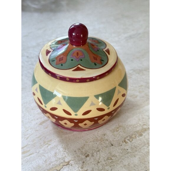 Partylite Bohemian Spice Votive Candle Holder Keepsake Retired 3.75”T EUC - Picture 3 of 6